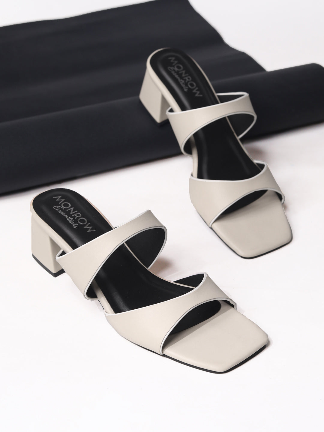 Alvina Cream Block Heels