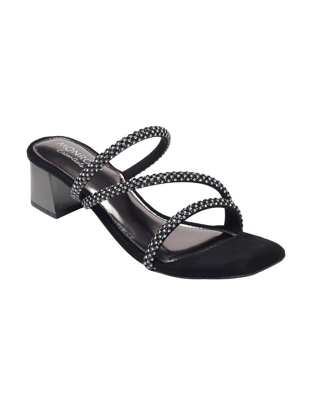 Carole Black Block Heels