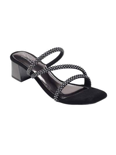 Carole Black Block Heels