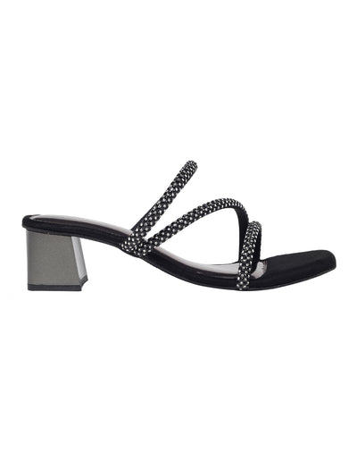 Carole Black Block Heels