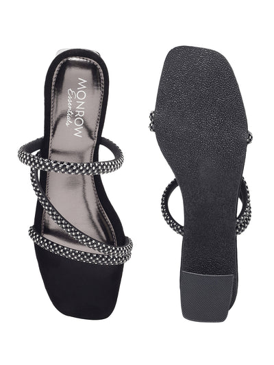 Carole Black Block Heels