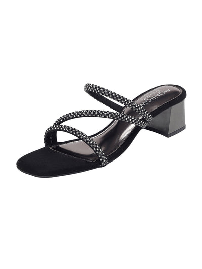 Carole Black Block Heels