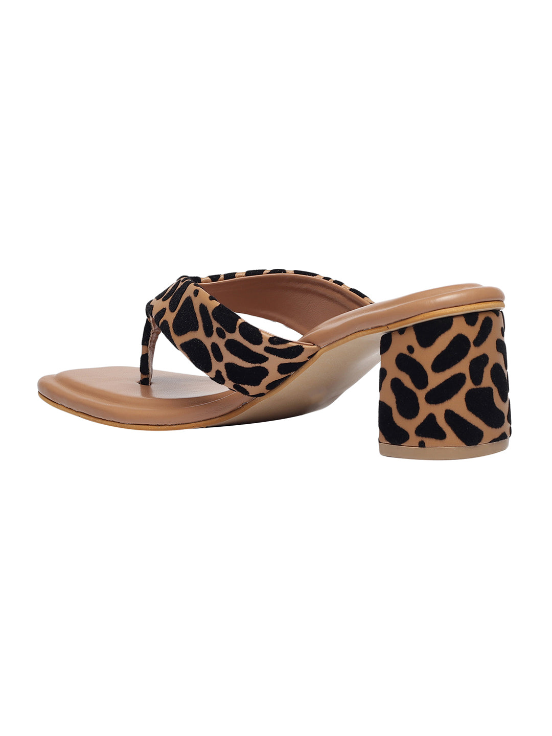Serena Beige Block Heels