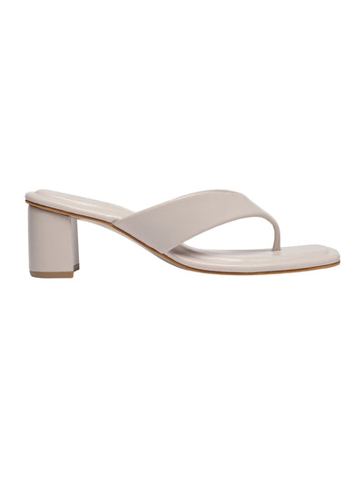 Serena Cream Block Heels