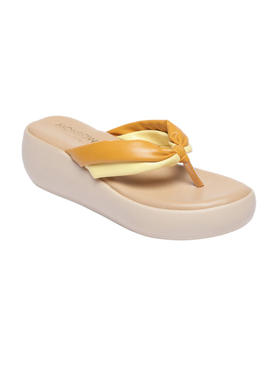 Alice Yellow Flatform Heels