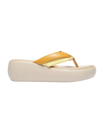 Alice Yellow Flatform Heels