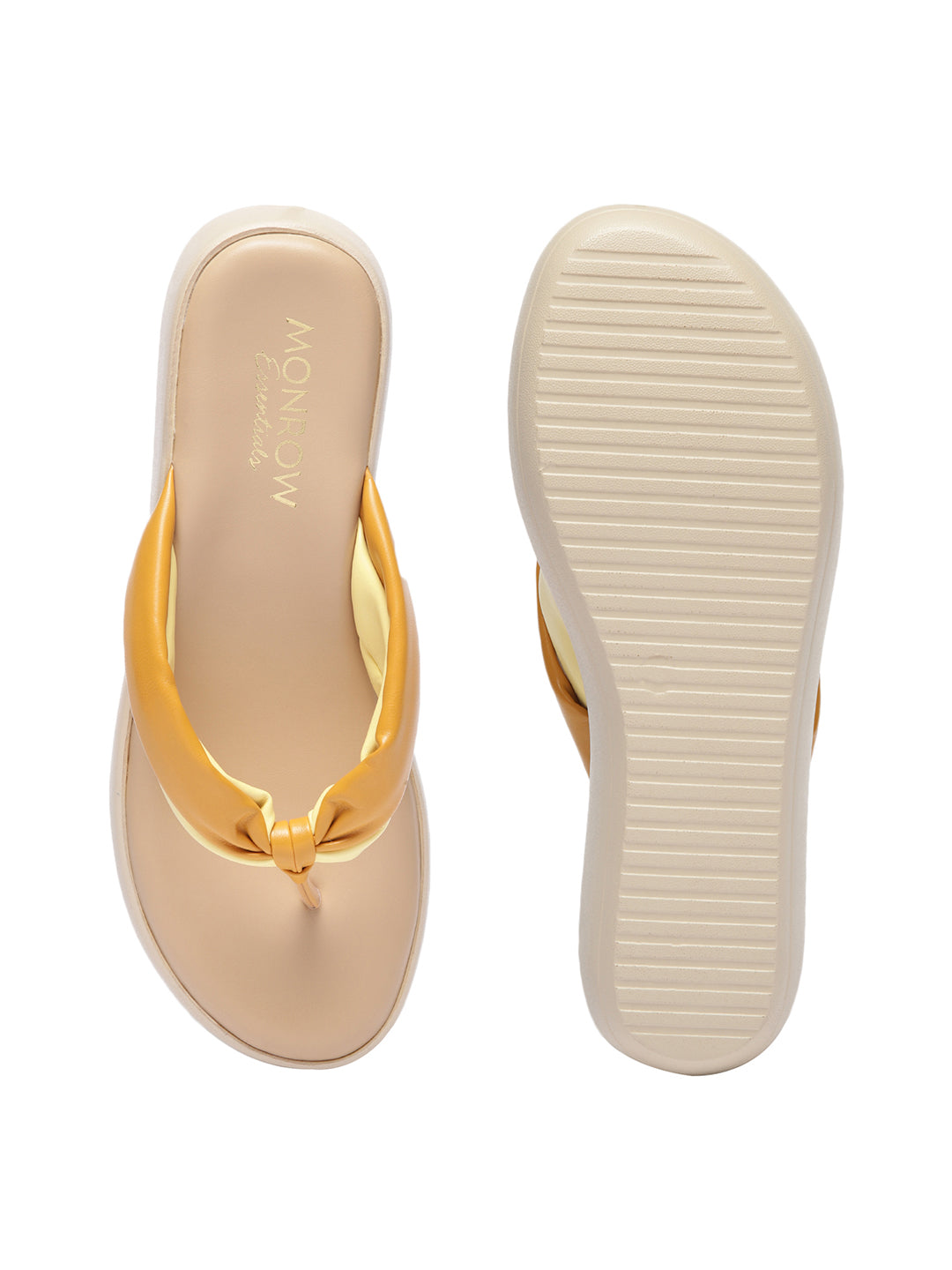 Alice Yellow Flatform Heels