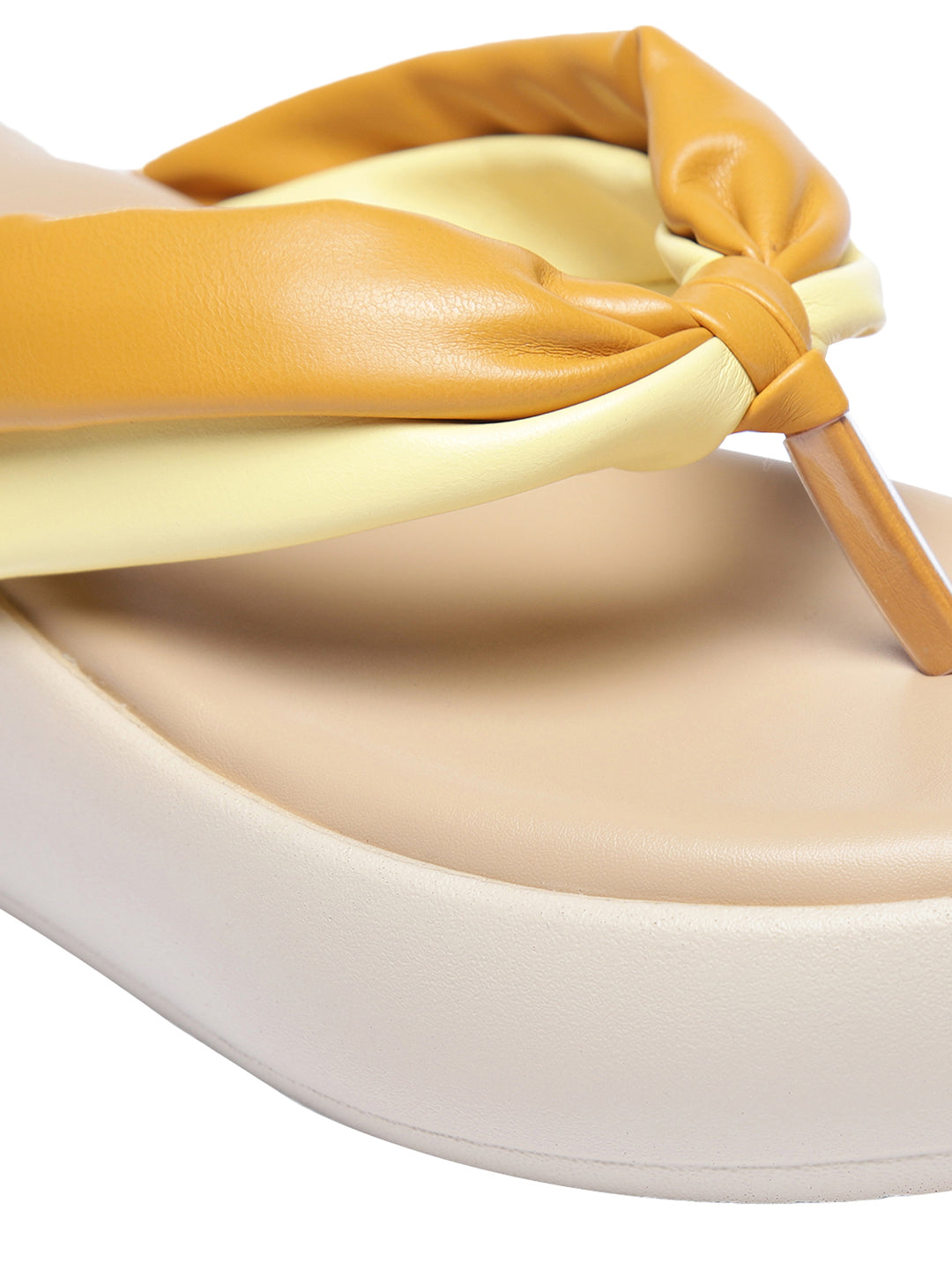 Alice Yellow Flatform Heels