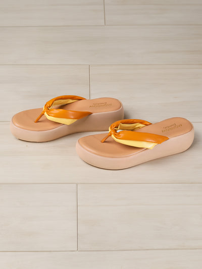 Alice Yellow Flatform Heels