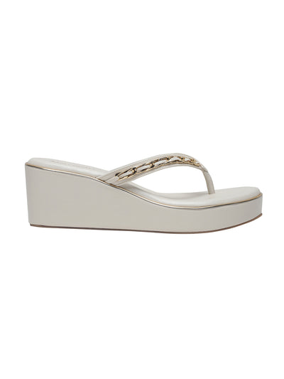 Rosalie Cream Wedge Heels
