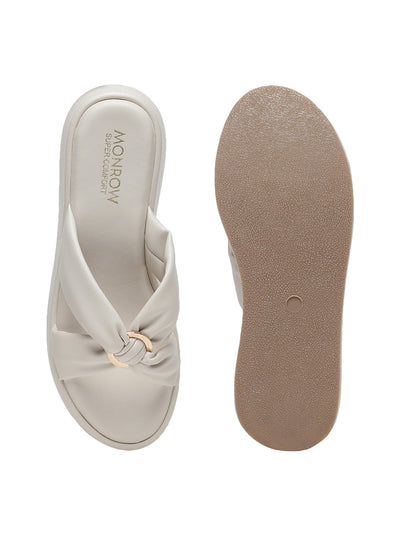 Alani Cream Wedge Heels