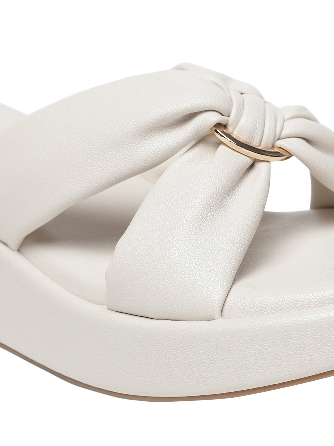 Alani Cream Wedge Heels