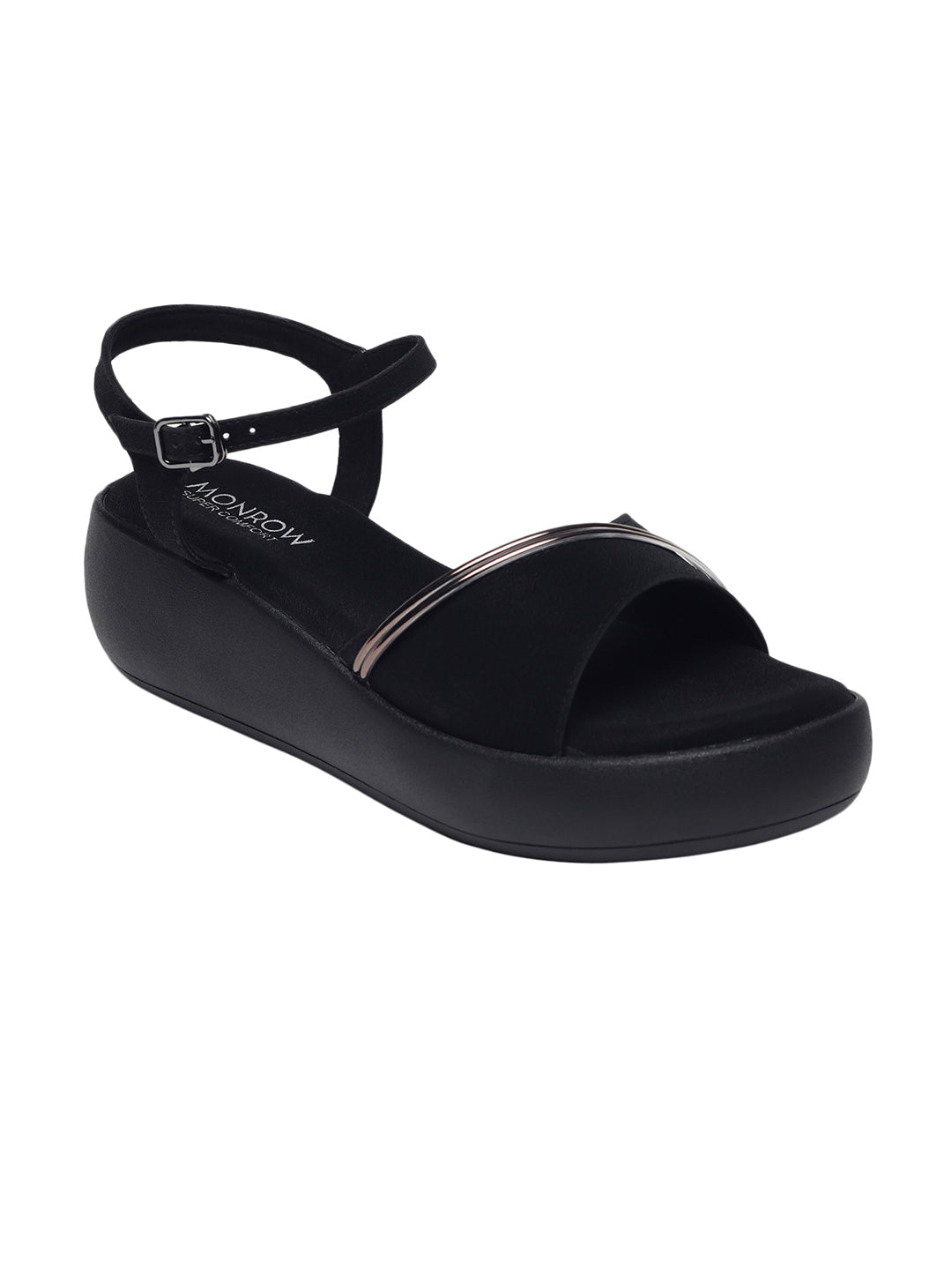 Kaylee Black Flatform Heels
