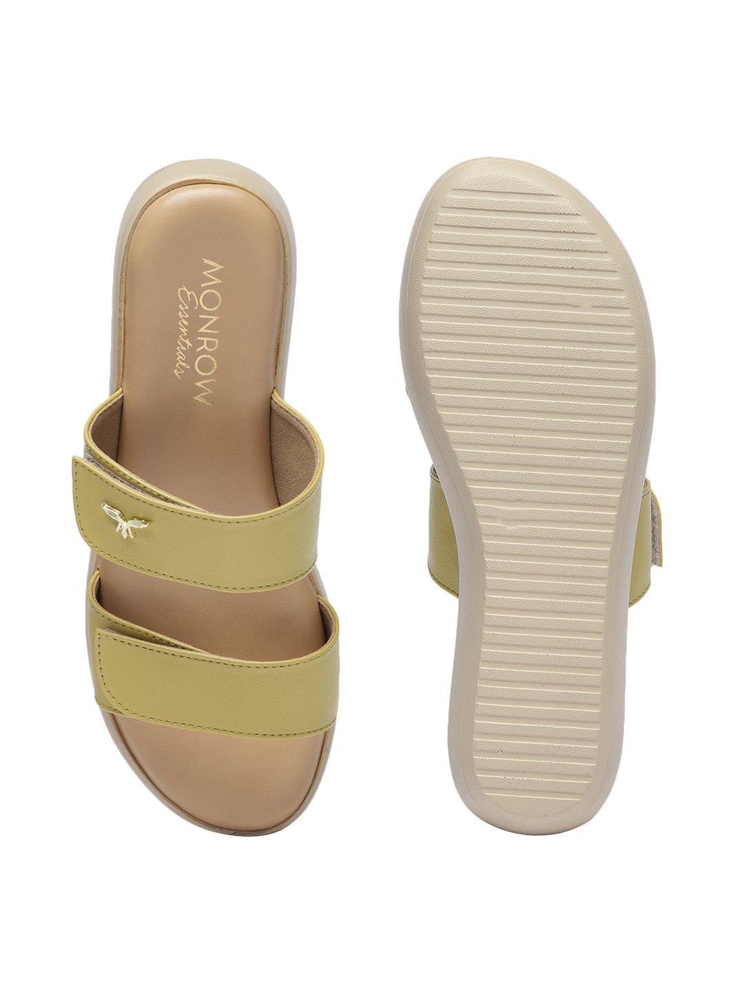 Terila Yellow 2.4 Inch Lightweight Trendy And Fancy Platform Heels