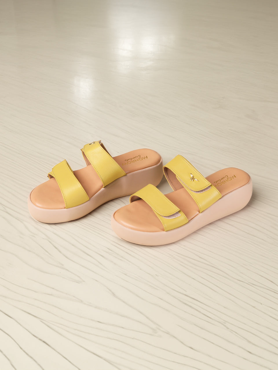 Terila Yellow Platform Heels