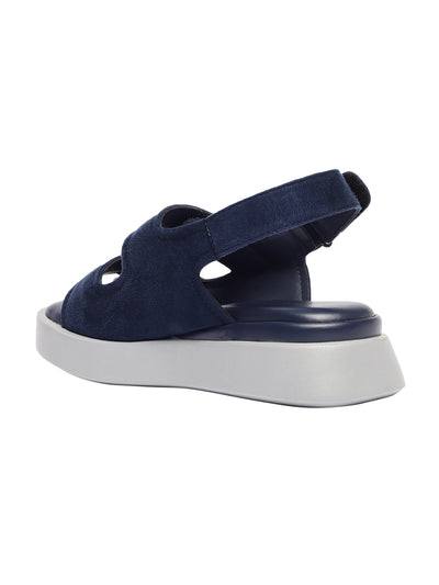 Eudora Blue Flatform Heels