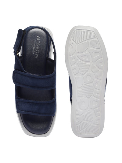 Eudora Blue Flatform Heels