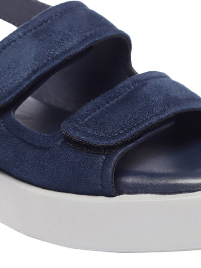 Eudora Blue Flatform Heels