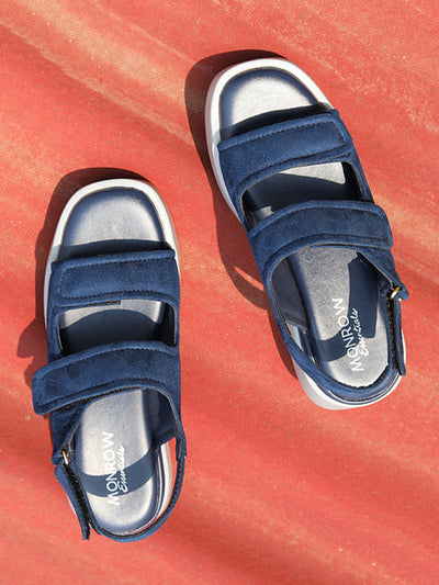 Eudora Blue Flatform Heels