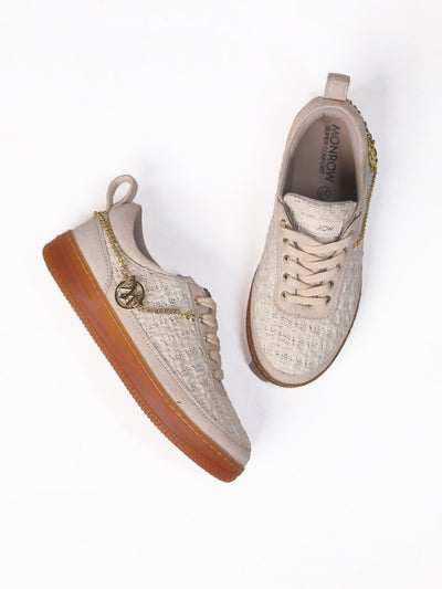Junia Beige Sneakers