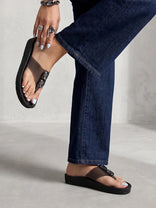 Arden Gun Metal Flats
