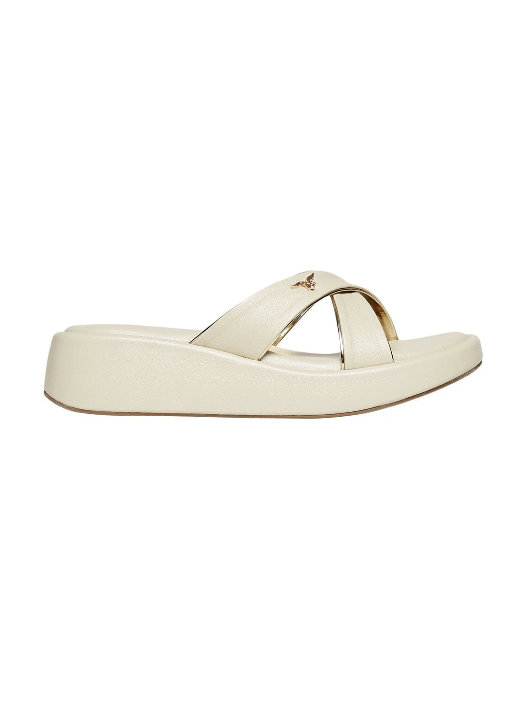 Viora Cream Wedge Heels