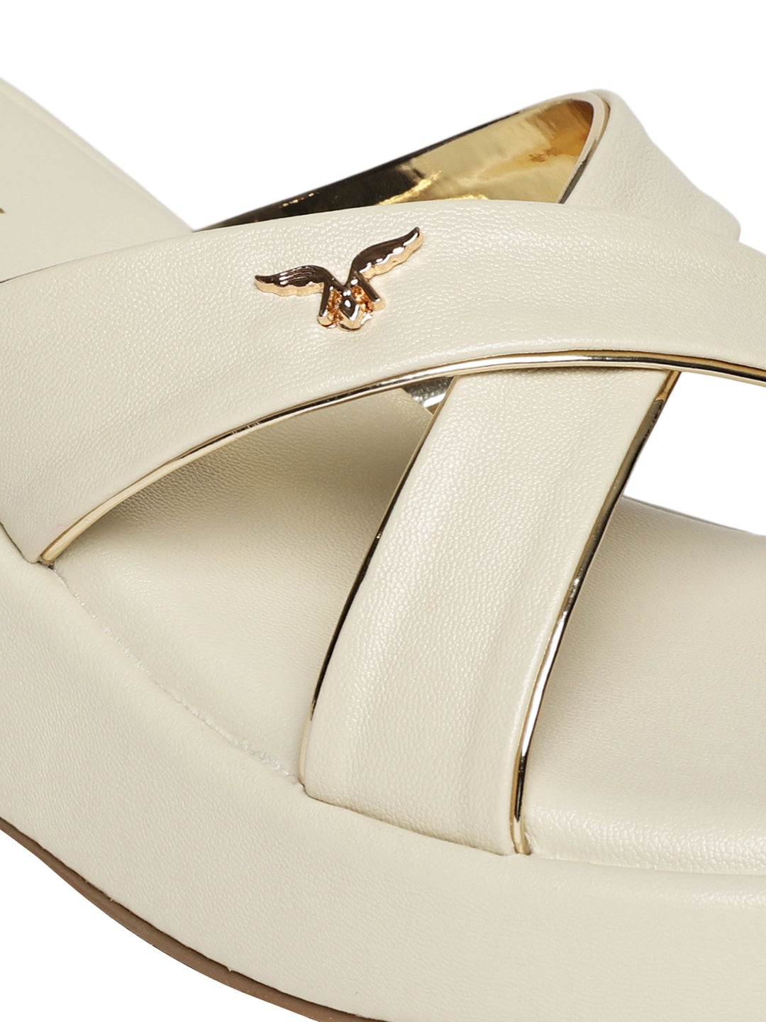 Viora Cream Wedge Heels