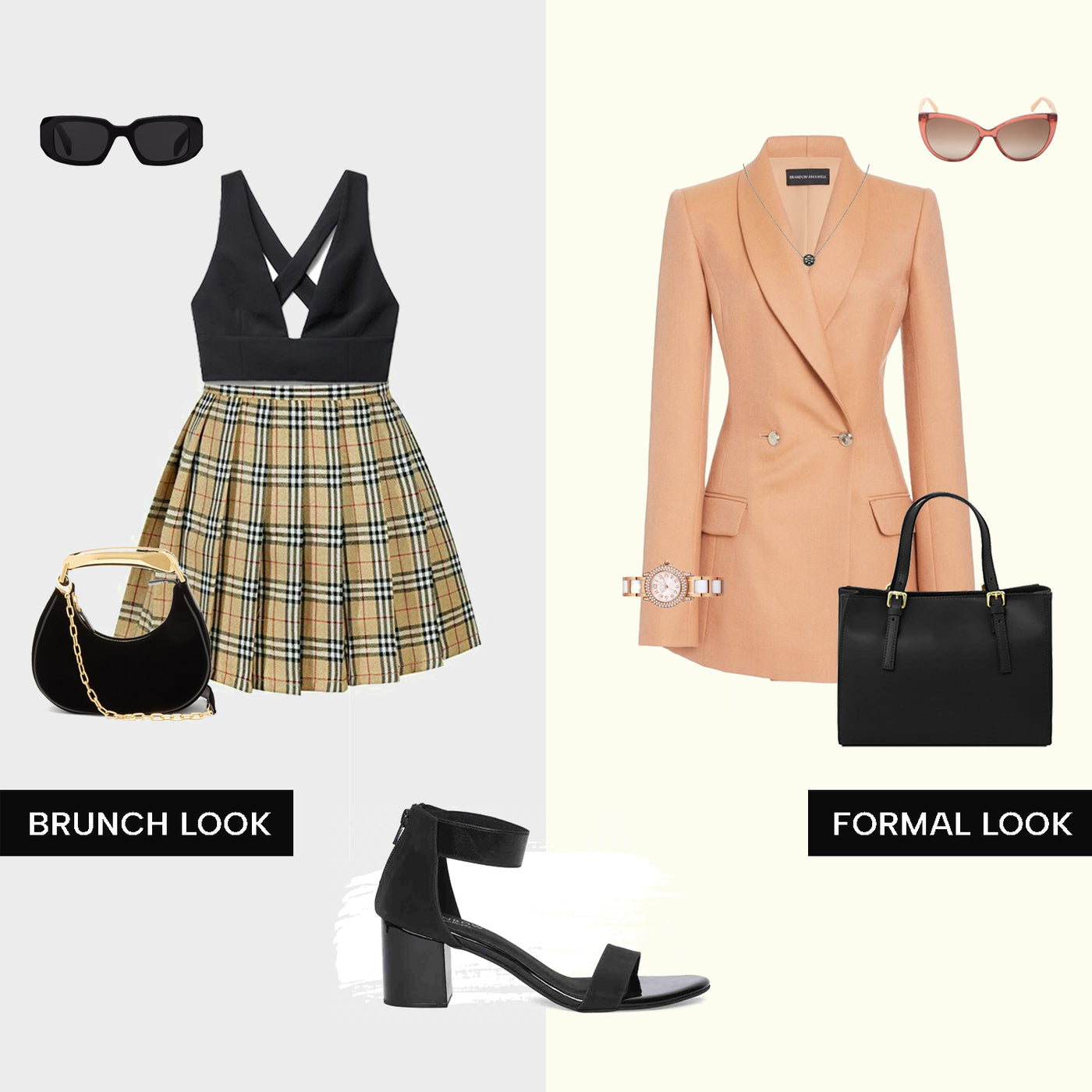 Tiana Black Block Heel