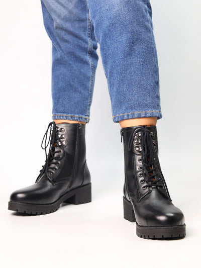 Luxe Black Boots - Main Image