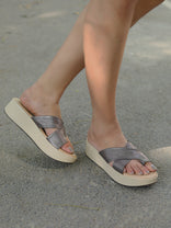 Theresa Gun Metal Heels