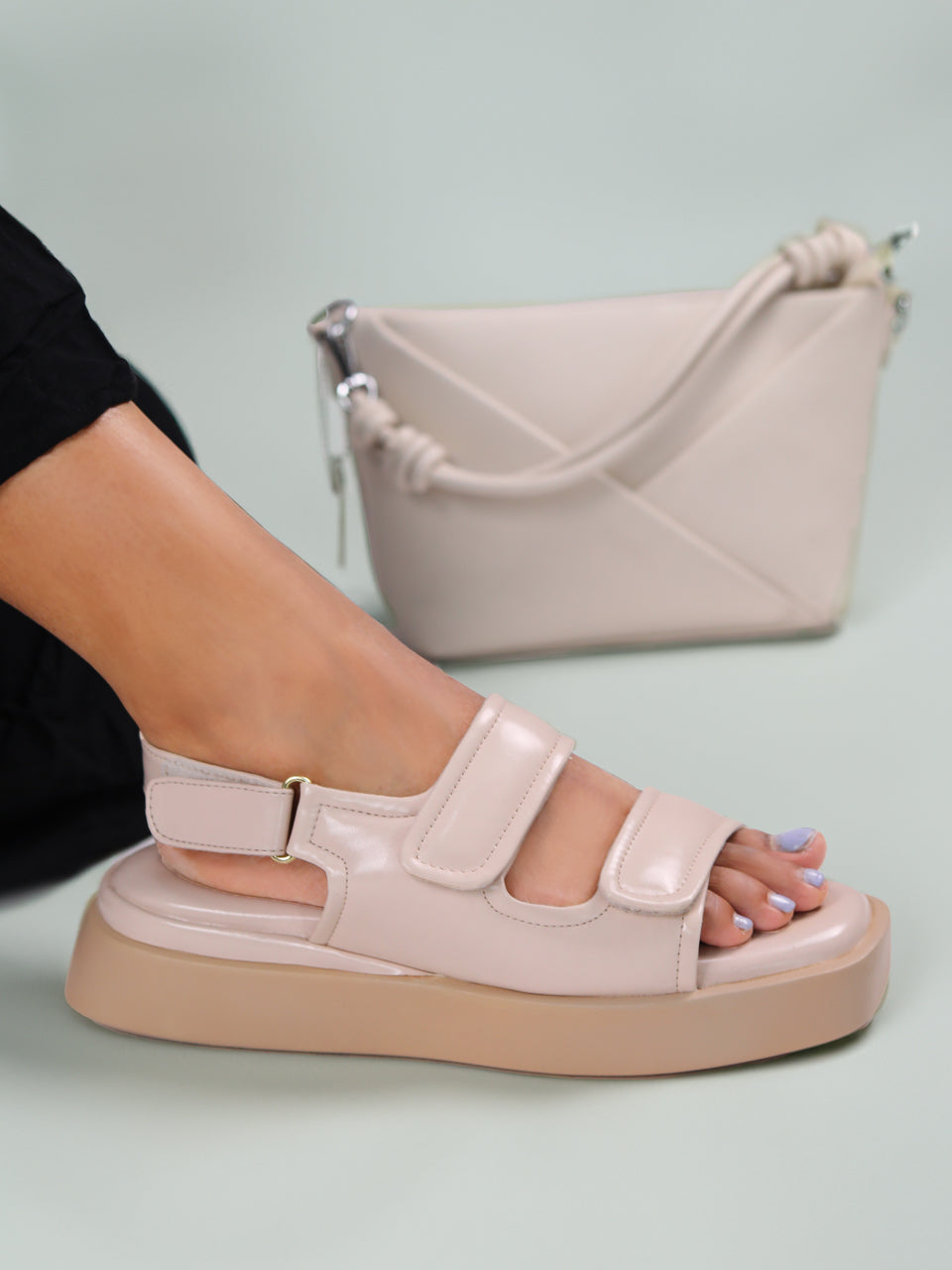 Eudora Cream Flatform Heels