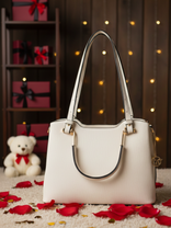 Phoebe Beige Satchel Bag