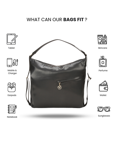 Shape Shifter Black Tote Bag