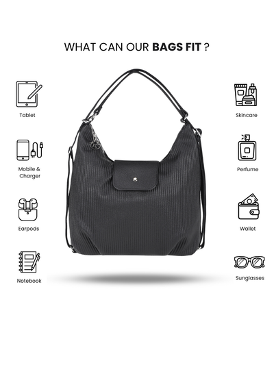 Versatote Black Tote Bag