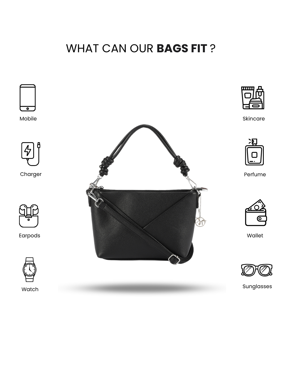 Slingvelope Black Sling Bag
