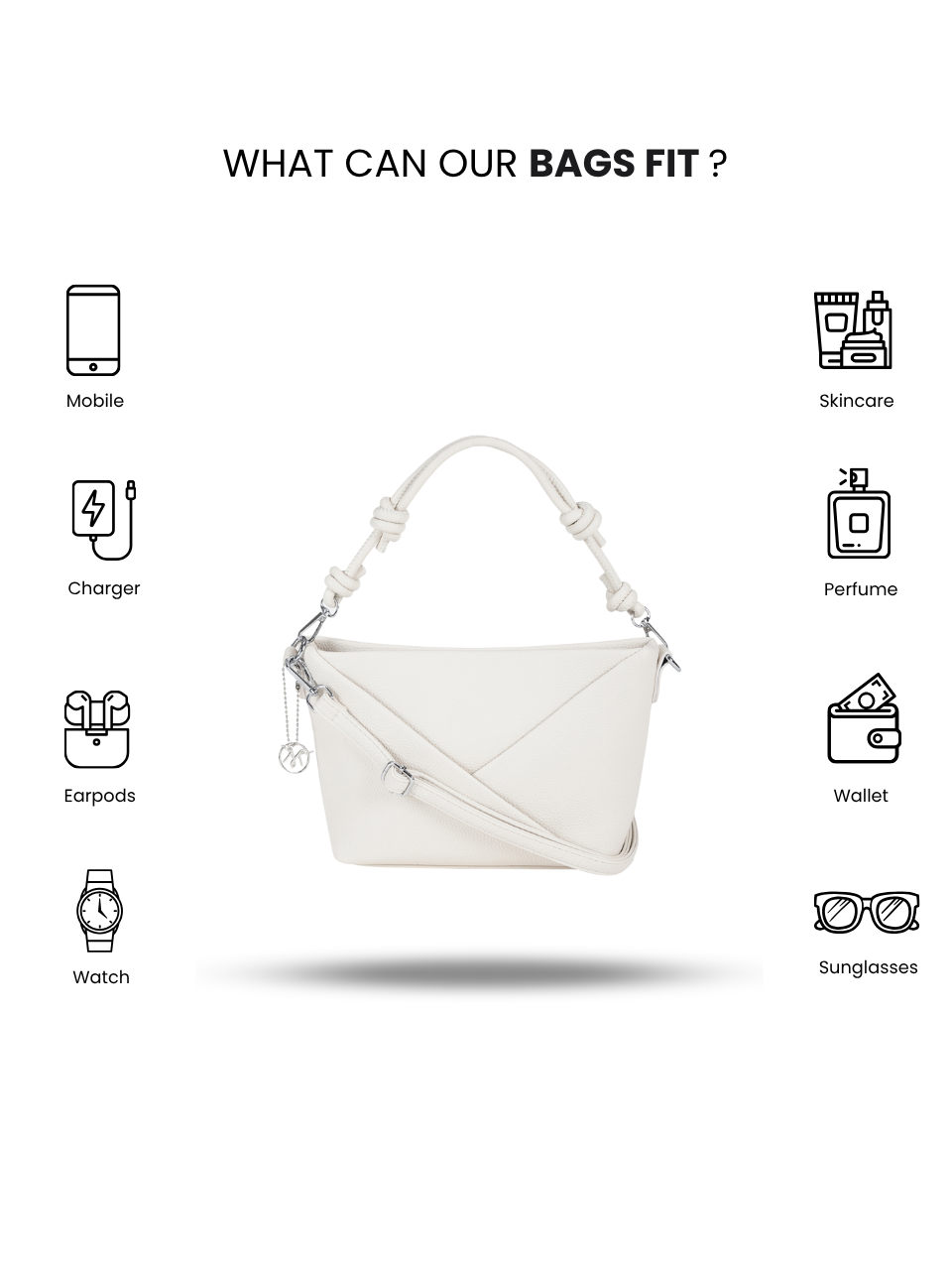 Slingvelope White Sling Bag