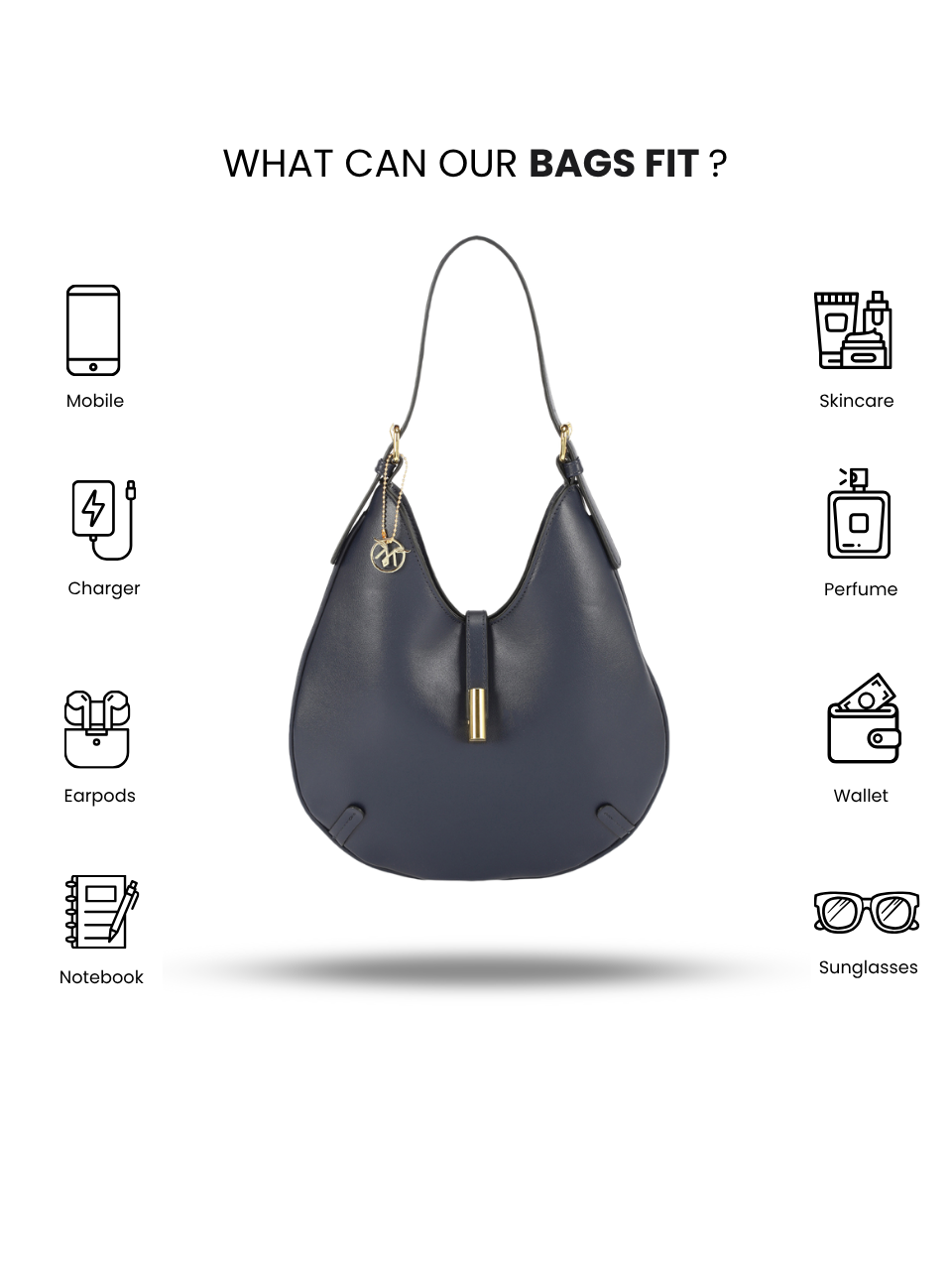 Luna Blue Sling Bag