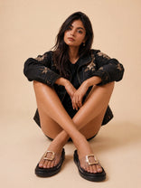 Keira Gold Flats