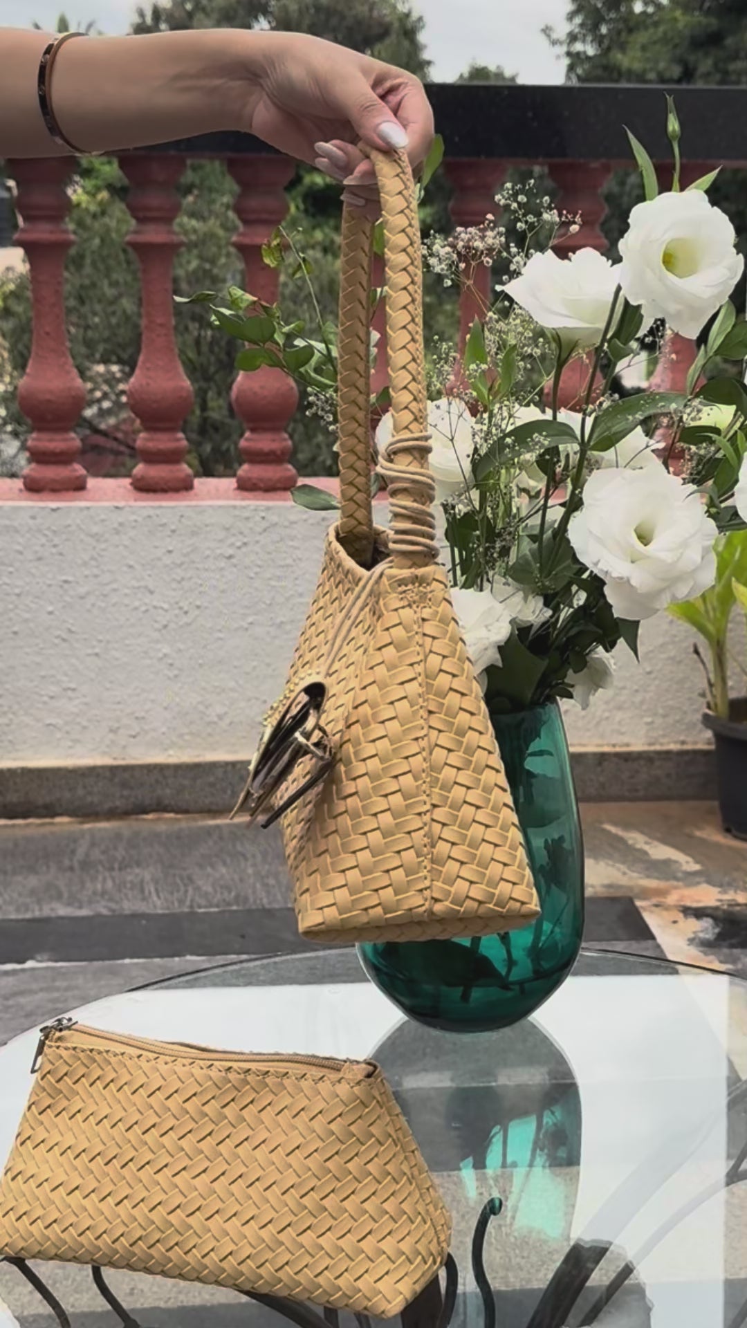 Tessa Yellow Shoulder Bag