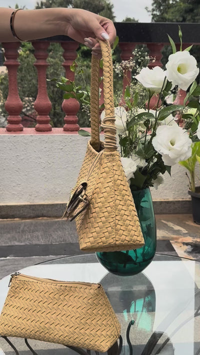 Tessa Yellow Shoulder Bag