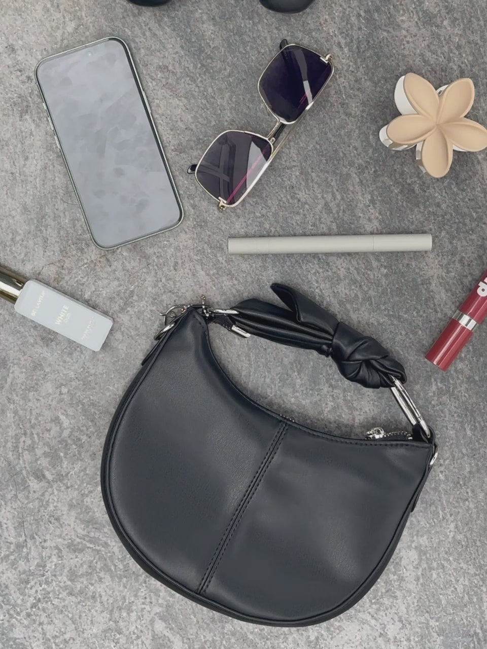 Nilaa Black Sling Bag