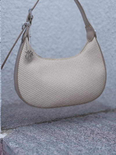 Clovi Beige Handheld Bag