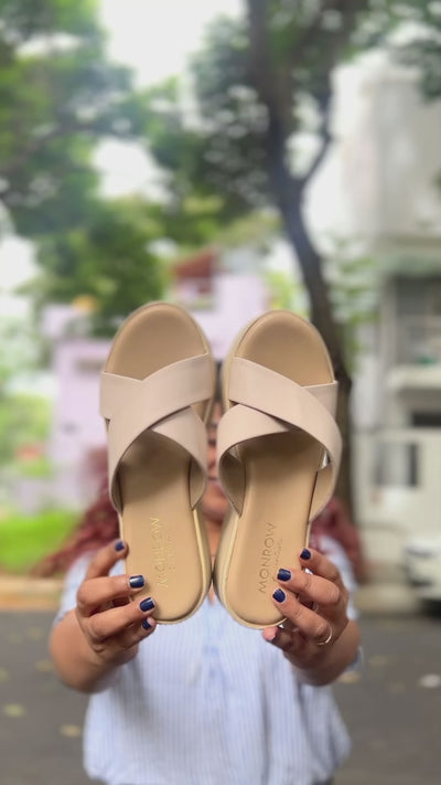 Noel Cream Wedge Heels