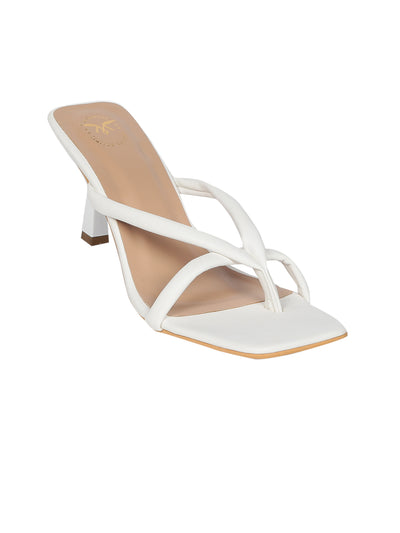 Lucy White Heels