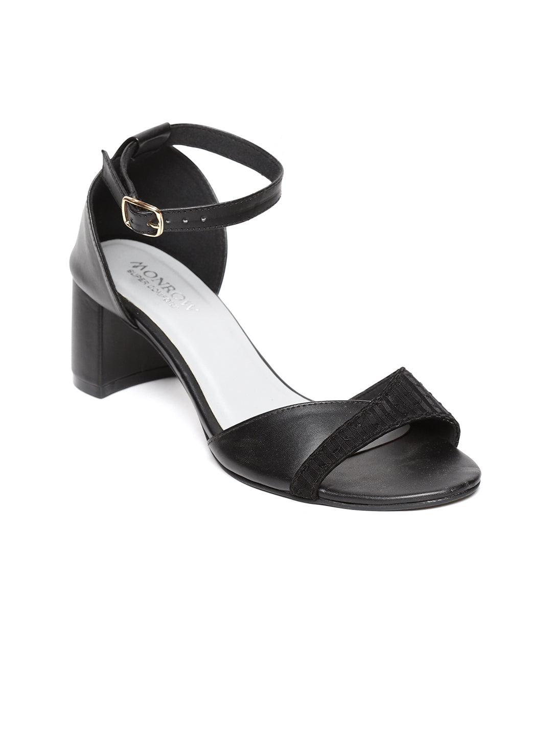 Melina Black Block Heel