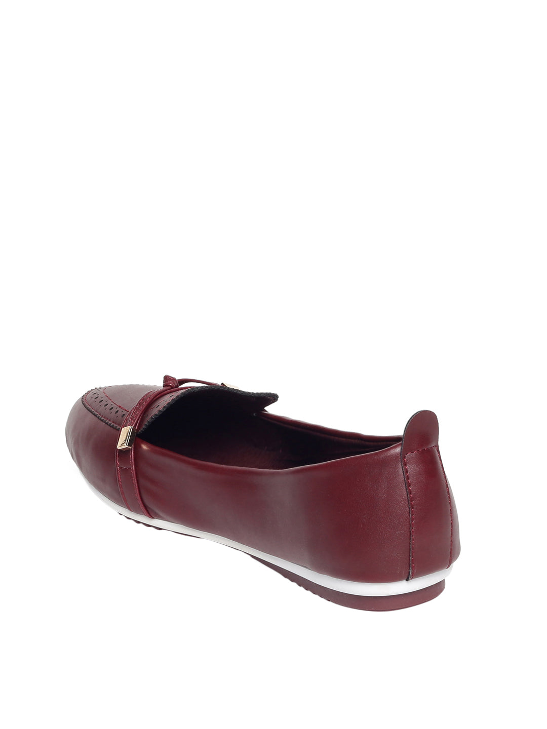 Denise Maroon Ballet Flats