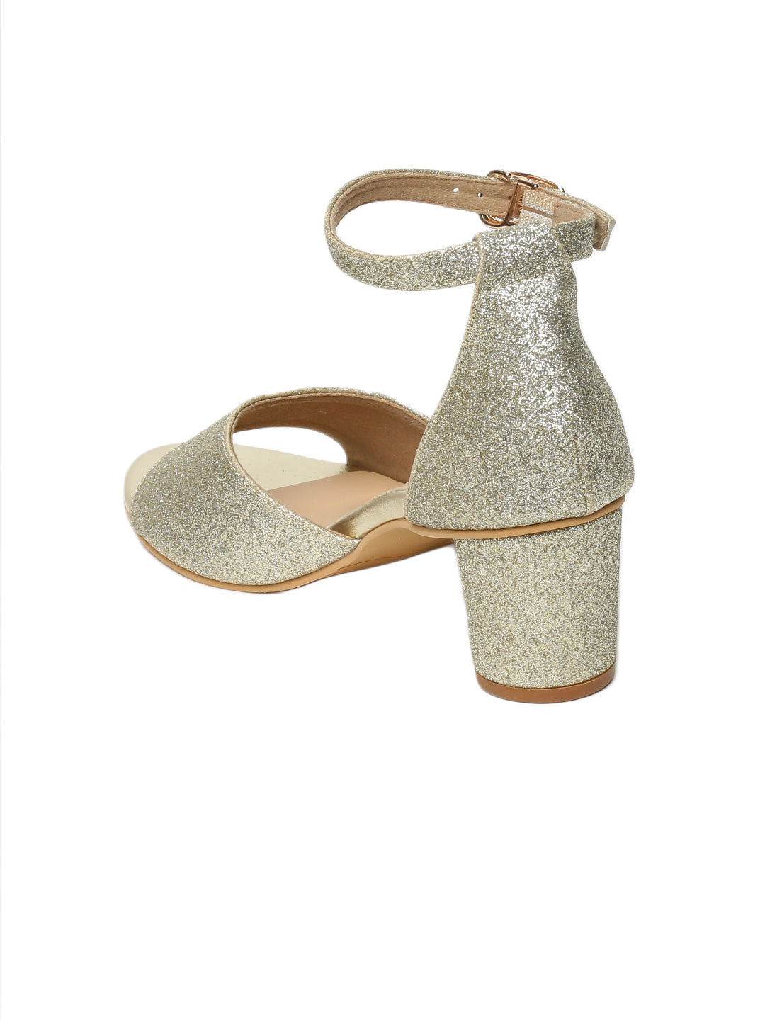 Philis Silver Block Heel