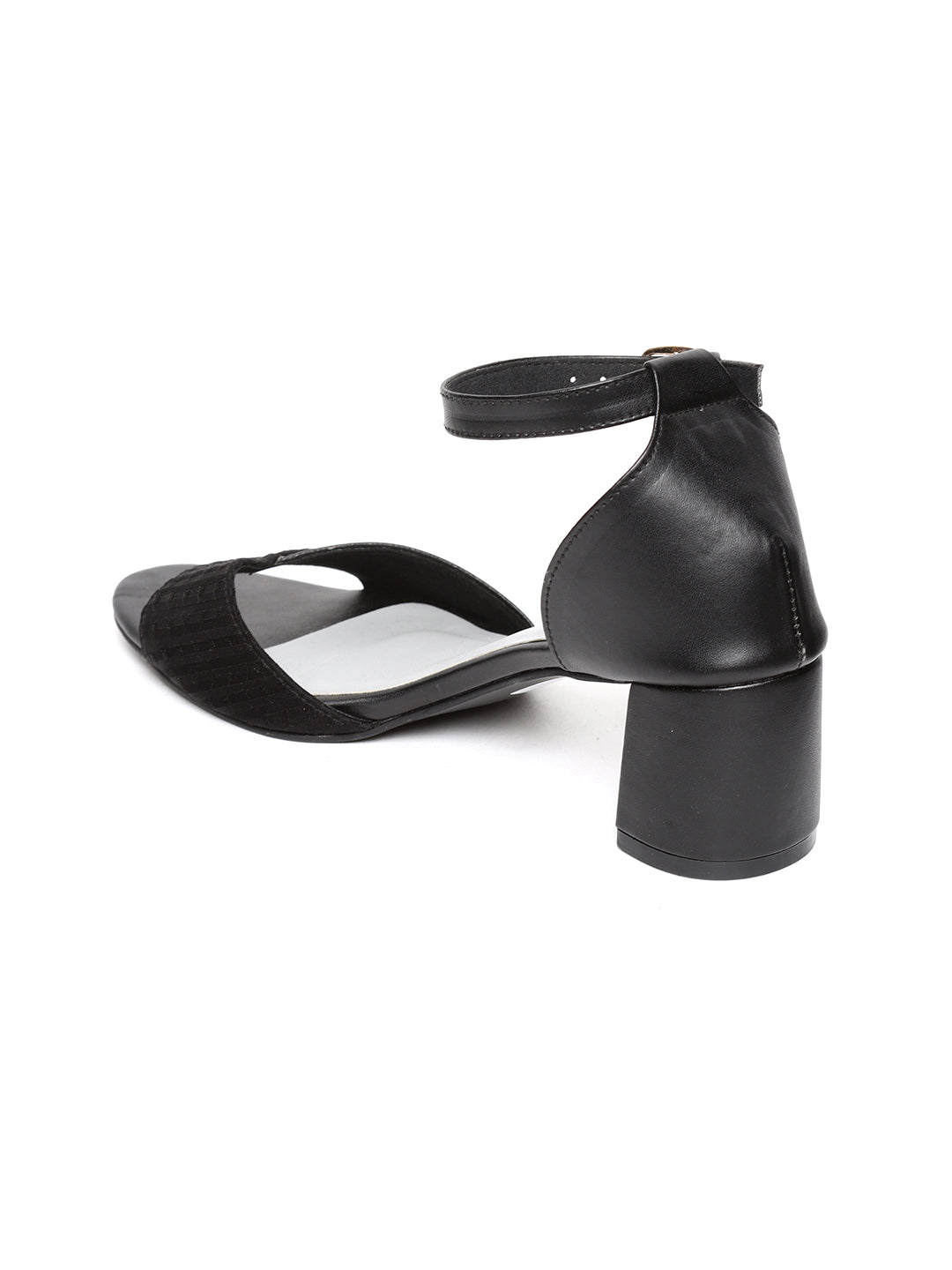 Melina Black Block Heel