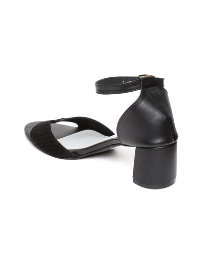 Melina Black Block Heel