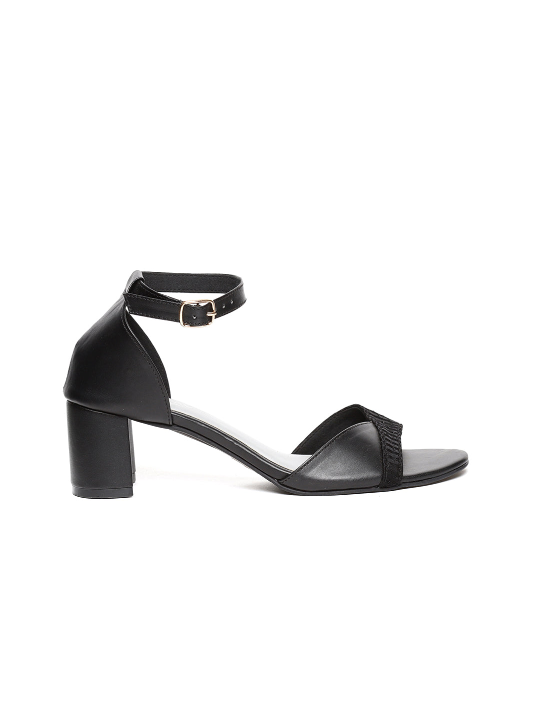 Melina Black Block Heel